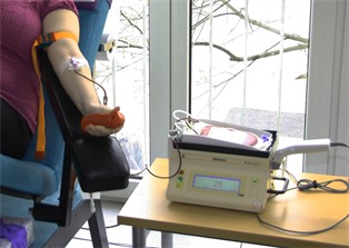 Blutspende, Foto: Eigentum der Kliniken der Stadt Köln gGmbH