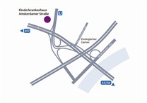 Lageplan Kinderkrankenhaus