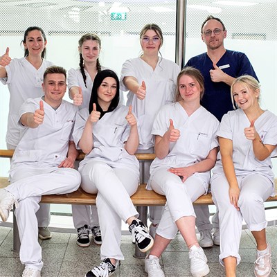 Symbolbild: Auszubildende bei den Kliniken Köln, Foto: BFF/Kliniken Köln