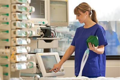 Krankenschwester auf der OITS. Foto: Silvia Kröger-Steinbach