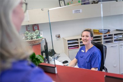 Wie begräüßen Sie herzlich in unserer Onkologischen Ambulanz, Foto: BFF/Kliniken Köln