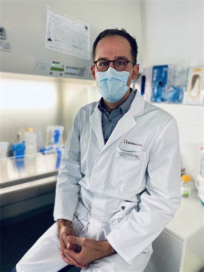 Dr. Andreas Wendel, leitender Oberarzt am Institut für Hygiene bei den Kliniken Köln, ©Kliniken der Stadt Köln, Gladysch