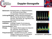 Folie zur Doppler-Sonographie. Copyright: Dr. R. Horz