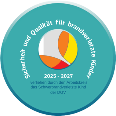 Qualitätssiegel brandverletzte Kinder